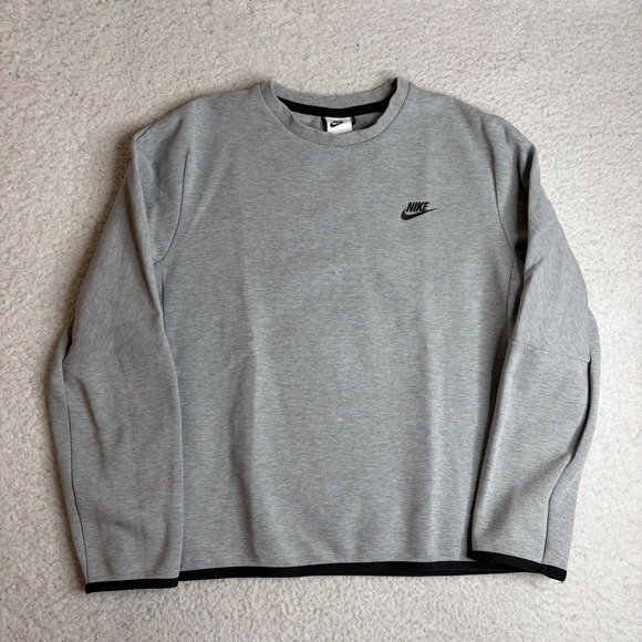 Nike Other - Nike Tech Fleece Crewneck Sweatshirt Mens Large Grey CU4505-063